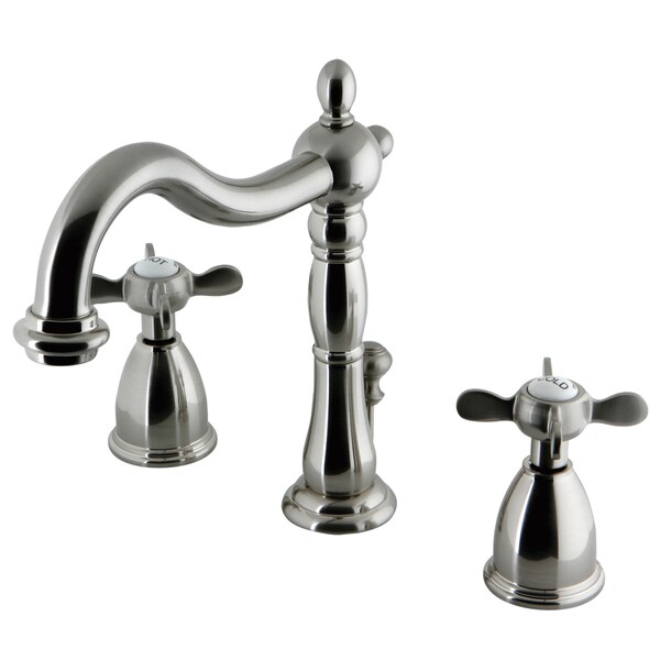 Kingston Brass 8" Widespread Bathroom Faucet, Brushed Nickel KB1978BEX - main